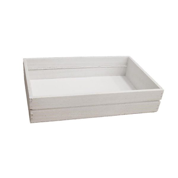 Dřevěná bedýnka malá D3578/M - 34 x 22 x 7 cm