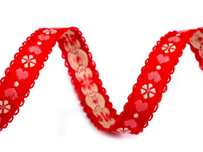 Vzorovka srdce šíře 10 mm METRÁŽ