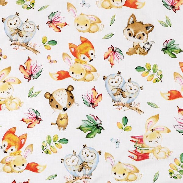 Látka - Bavlna Bílá,Béžová,Modrá 48/007 šířka 160 cm