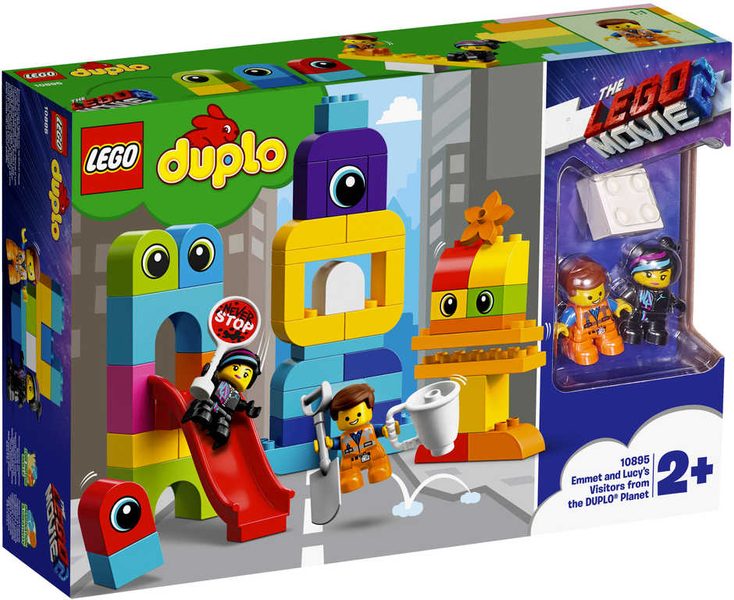 LEGO DUPLO PŘÍBĚH 2 - Emmet a Lucy a Návštěvníci 10895 - Stavebnice pro Děti