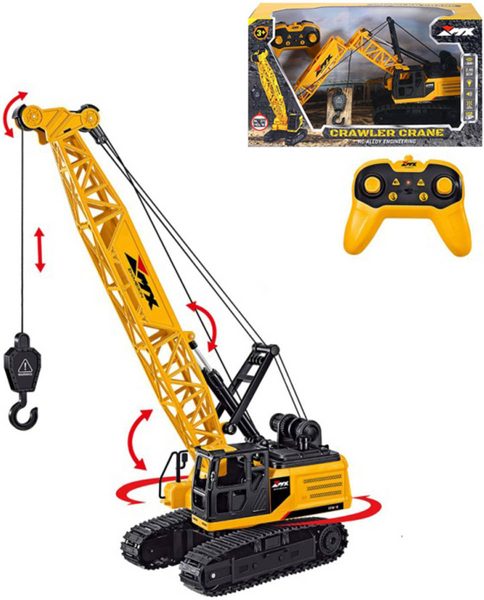 RC pásový jeřáb (2,4 GHz, baterie, světlo, zvuk)