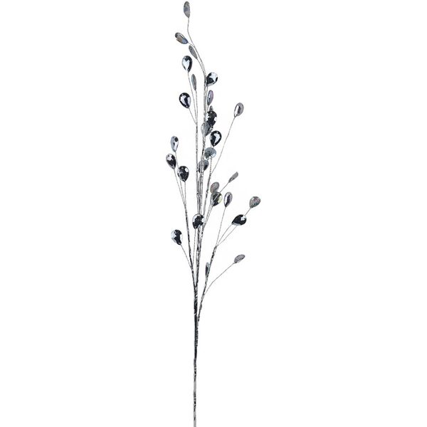 Dekorační větvička s korálky X7599 - 70 cm