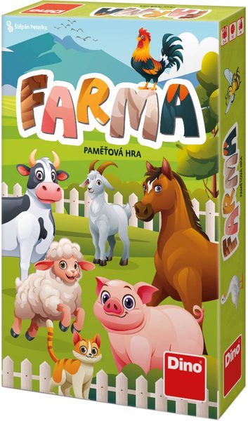 DINO Hra Farma cestovní paměťová *SPOLEČENSKÉ HRY*