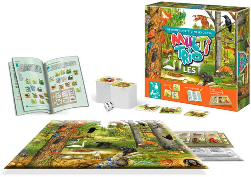 EFKO HRA Multitrio Les soubor her *SPOLEČENSKÉ HRY*