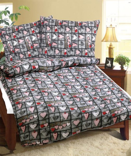 Povlečení krepové Červená 80/852