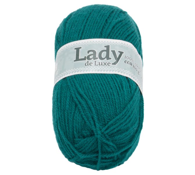 Příze LADY de Luxe Zelená 1105 100g / 238 m