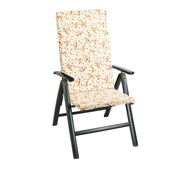 Sedák na zahradní židli Hnědá,Béžová 36/607 47x115 cm