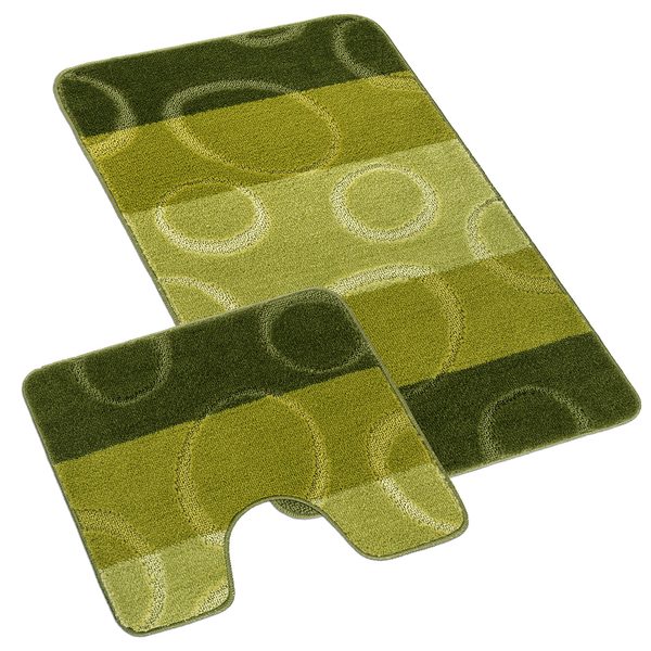 SADA BANY 60x100 + 60x50 cm - s výkrojem Zelená 810/002 sada 60x100, 60x50 cm