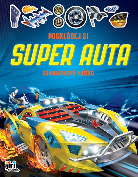 JIRI MODELS Poskládej si super auta samolepková knížka