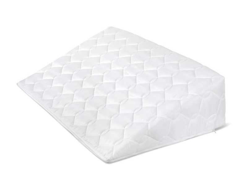 Klínový podhlavník s proševem Bílá 2025/001 80x50x20 cm