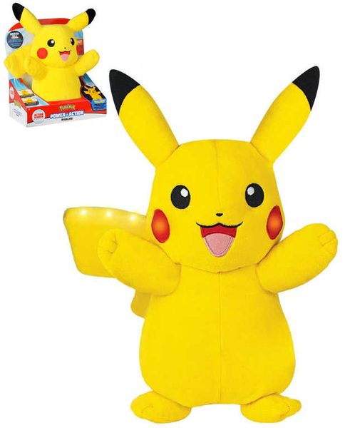 Interaktivní plyš Pikachu III (baterie, světlo, zvuk, funkce)