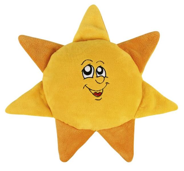 Tvarovaný polštářek Žlutá 50/152 průměr 34 cm