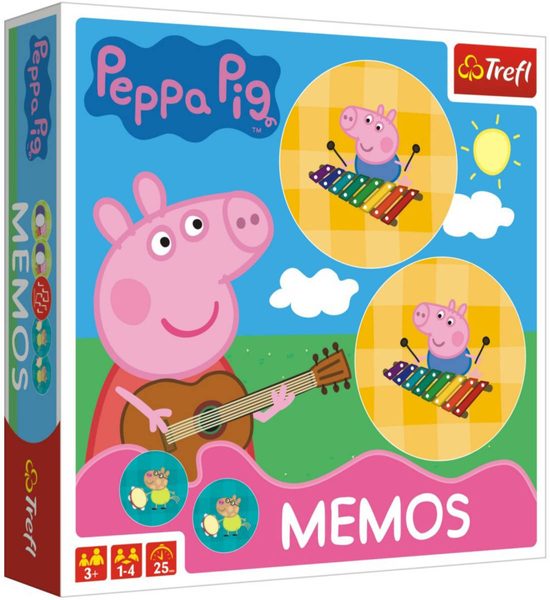 TREFL Hra Pexeso prasátko Peppa Pig *SPOLEČENSKÉ HRY*