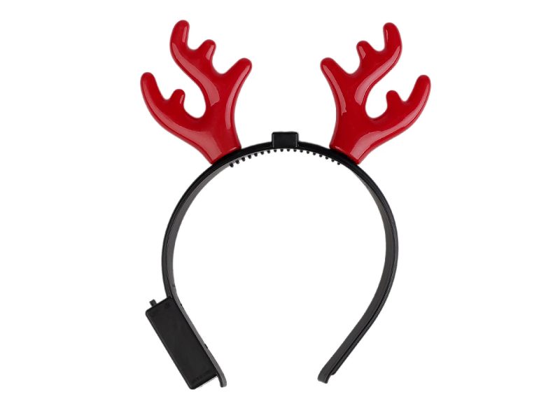 Svítící sobí parohy vánoční