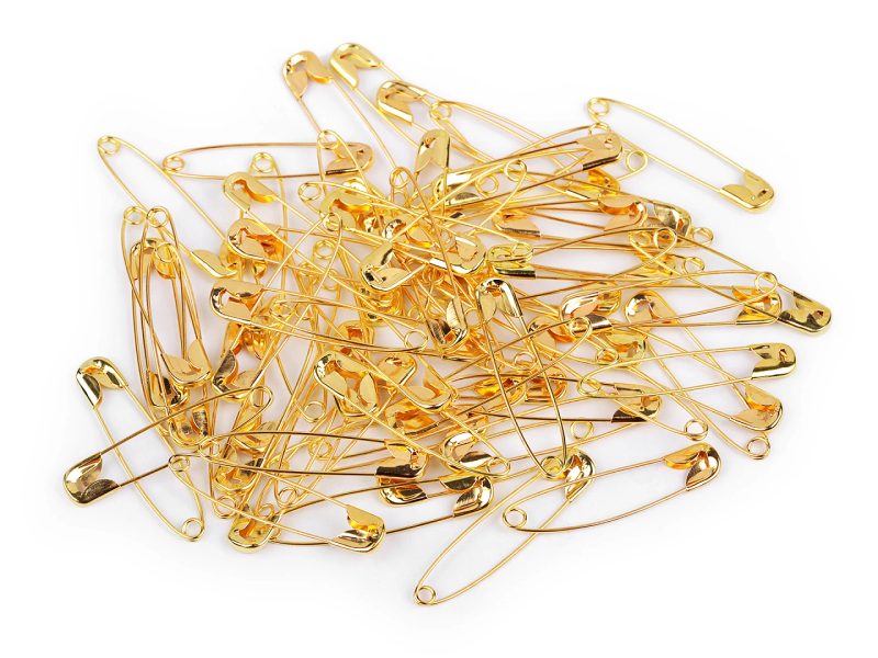 Spínací špendlíky délka 45 mm sypané 250 kusů