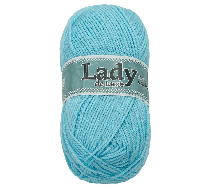Příze LADY de Luxe Modrá 911 100g / 238 m