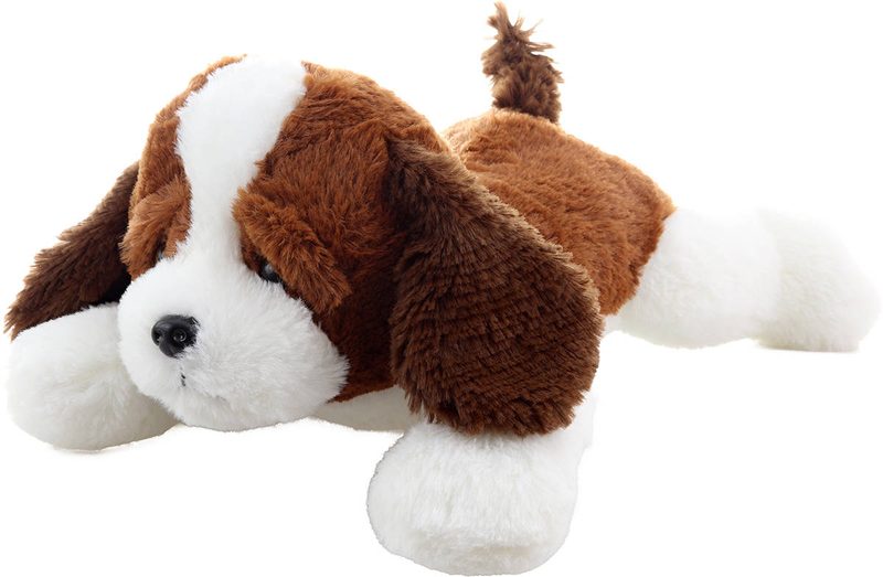 PLYŠ Pes ležící světlý 36cm *PLYŠOVÉ HRAČKY*