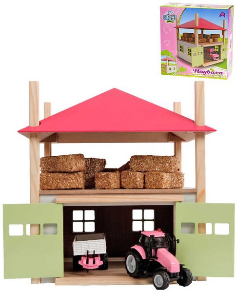 Dřevěný seník/stodola 2v1 1:32 (malý farmář)