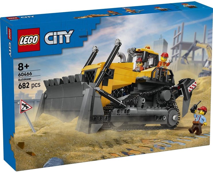 LEGO City žlutý buldozer 60466