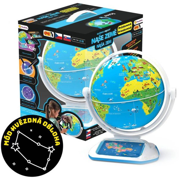 EPEE Glóbus Naše Země - průzkum USB dobíjení Aplikace na mobil