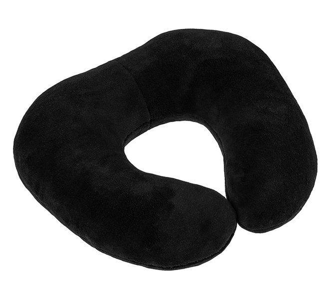 Polštářek cestovní podkova Černá 24/090 30x35 cm