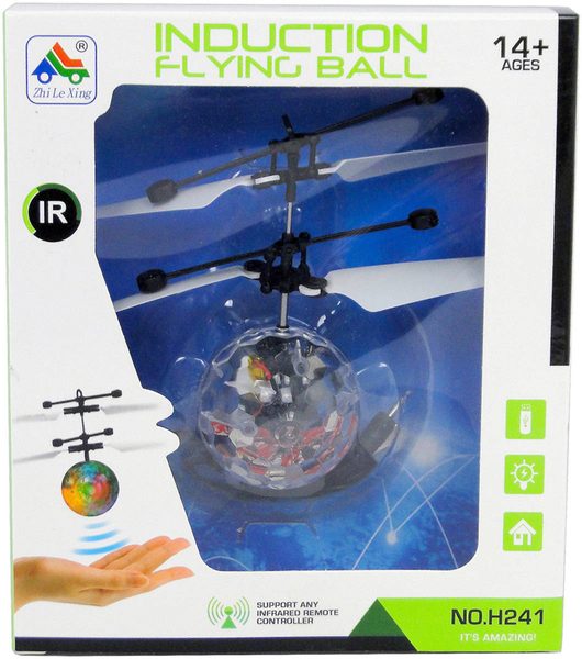 Koule vrtulníková vznášedlo na baterie ovládání pohybem ruky USB LED Světlo