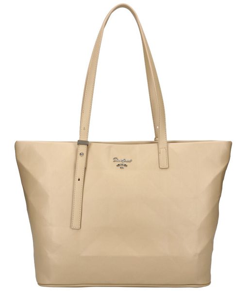 DAVID JONES Krémová dámská kabelka přes rameno