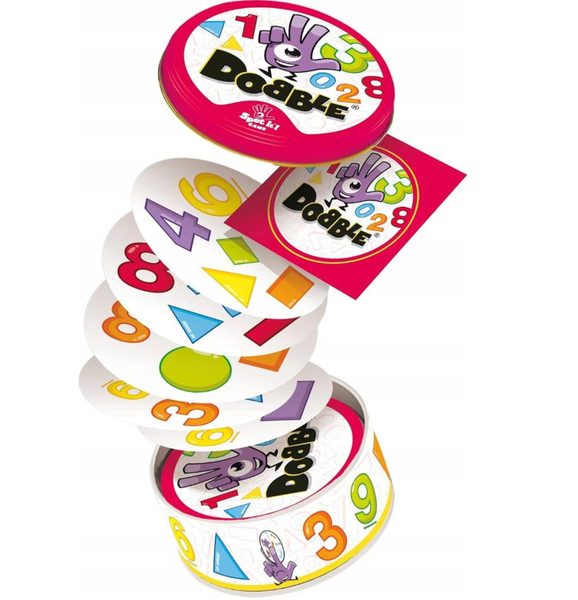 ASMODEE Hra Dobble 1-2-3 postřehová v plechové krabičce NEW