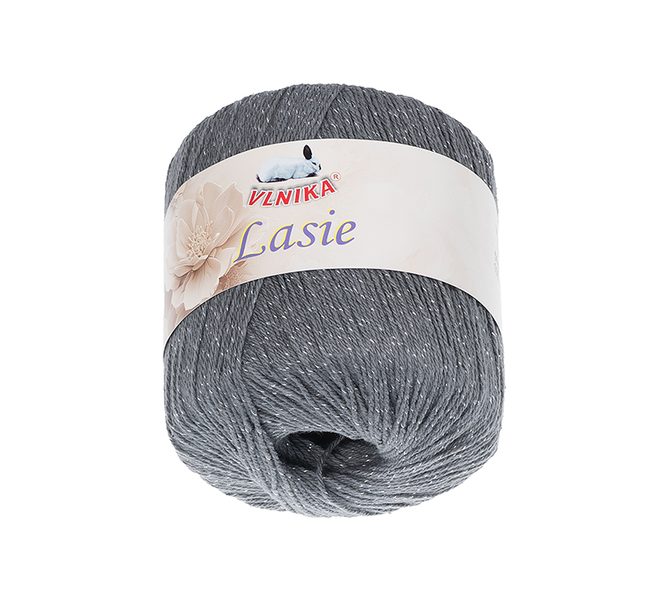 Příze Lasie Šedá 123 50g / 150 m