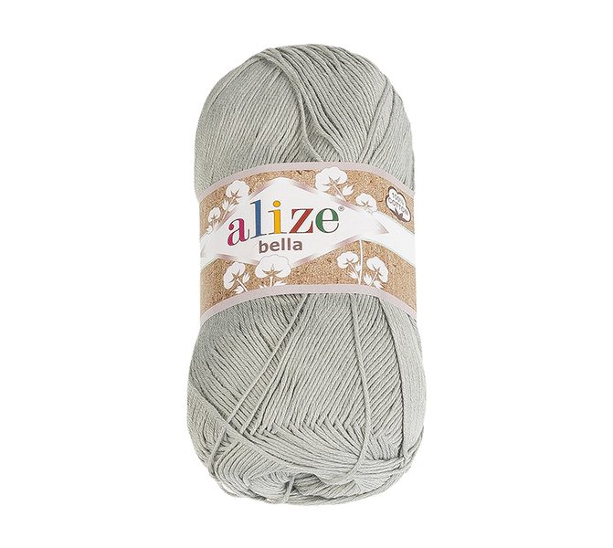 Příze BELLA Šedá 21 100g / 360 m