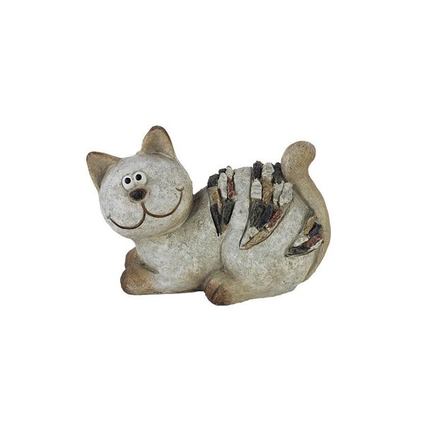 Dekorační kočka X3193 - 16.8 x 8.4 x 10.8 cm