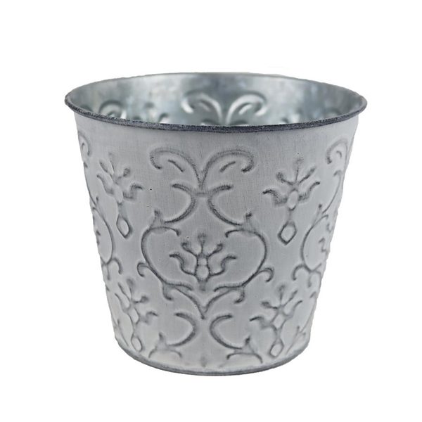 Květináč plechový K3416/2 - dia 14 × 12 cm