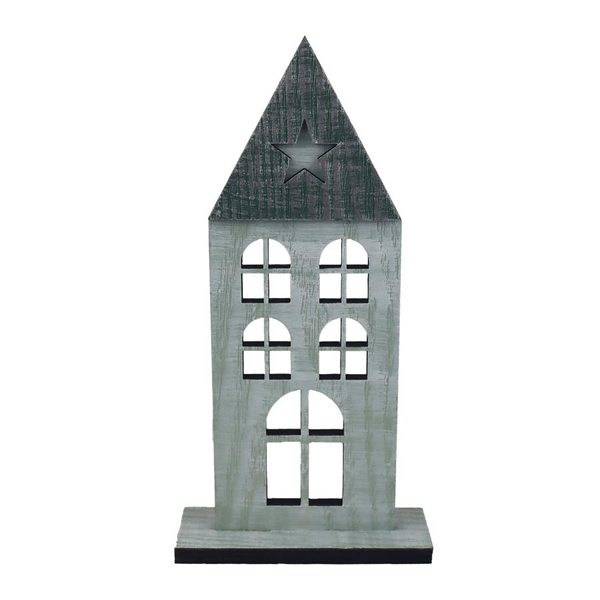Dekorační domeček D5613-21 - 10,5 × 4 x 21 cm