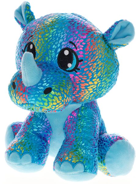 PLYŠ Nosorožec Star Sparkle 24cm duhový třpytivý *PLYŠOVÉ HRAČKY*