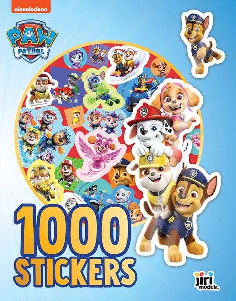 JIRI MODELS 1000 samolepek v sešitu Tlapková patrola (Paw Patrol)