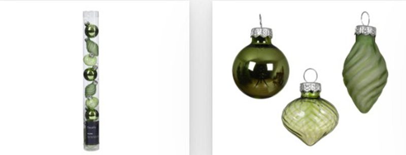 Vánoční ozdoba, 9 ks 371521-15 - 5 cm