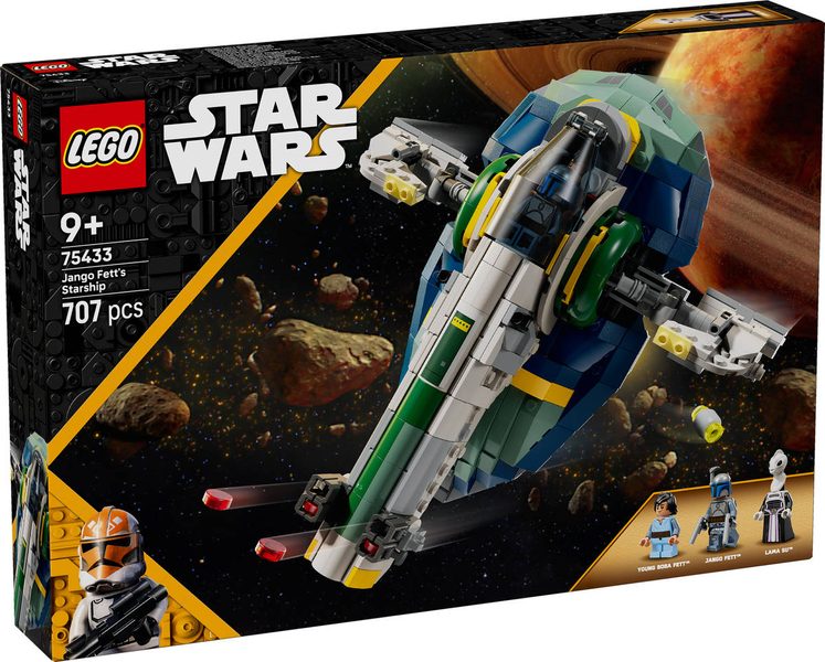 LEGO Star Wars Jango Fett a jeho hvězdná loď 75433 (stavebnice)