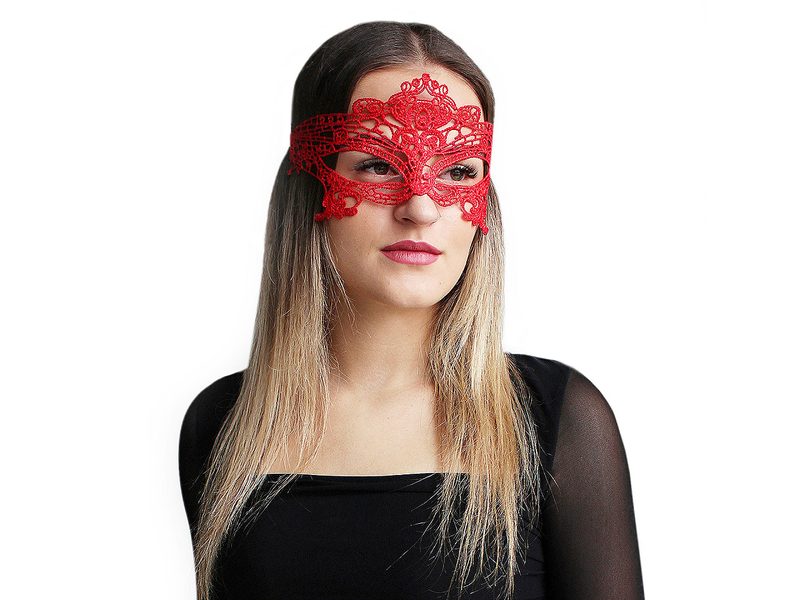 Karnevalová maska - škraboška krajková