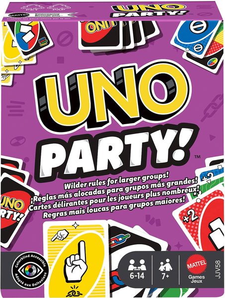 MATTEL Hra Uno karty Party! *SPOLEČENSKÉ HRY*
