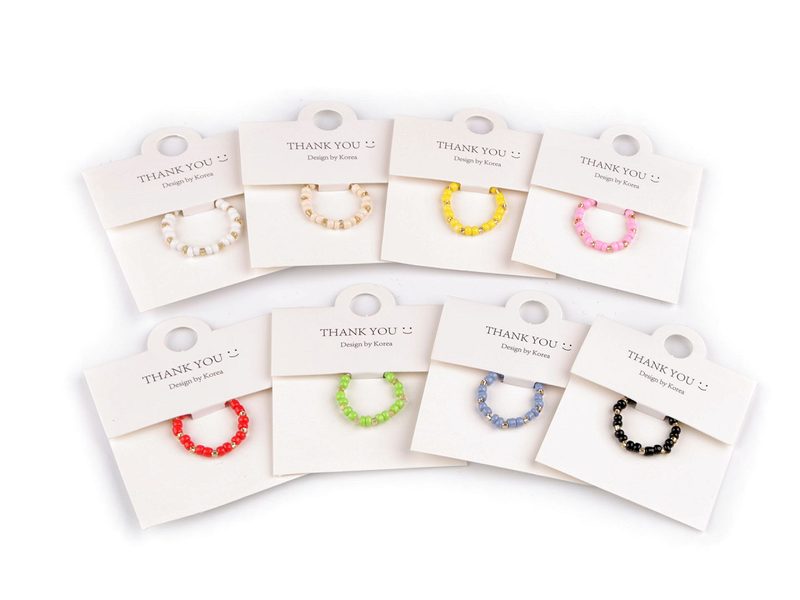 Prsten pružný z korálků