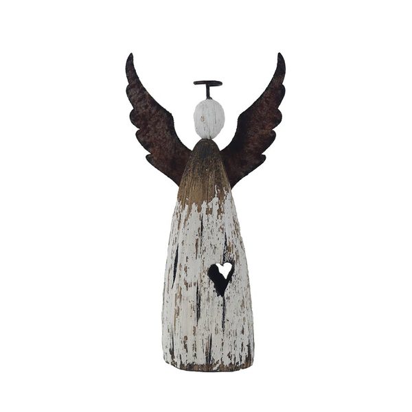 Dekorační anděl D7388/2 - 9 × 4 × 17.8 cm