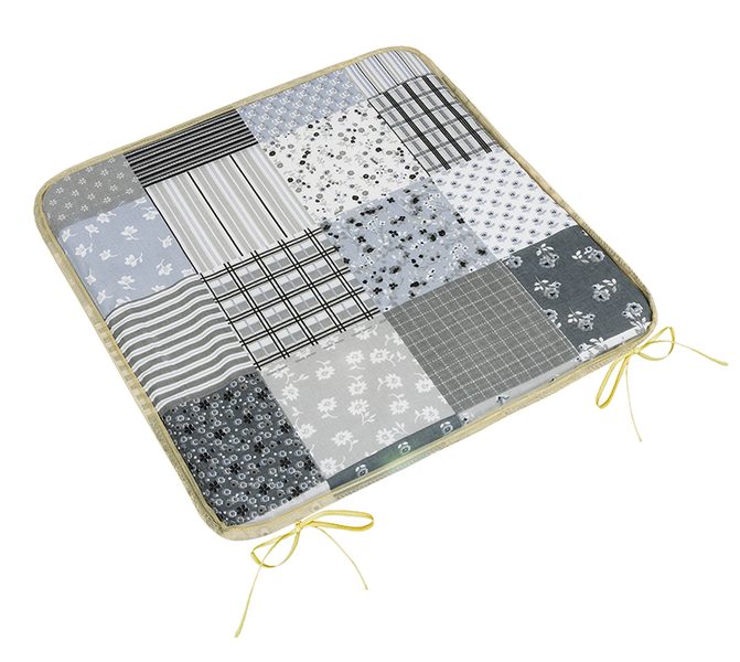 Sedák Adéla hladký Šedá 34/241 40x40 cm