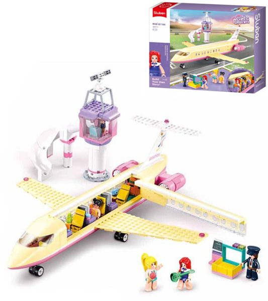 Sluban Girls Dream letadlo (384 dílků, 5 figurek)