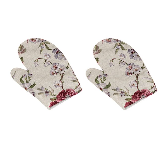 Kuchyňská chňapka - 2ks Vínová,Zelená,Šedá CH/540 28x18 cm