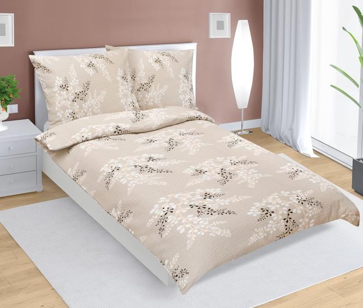 Povlečení krepové Kávová 80/306