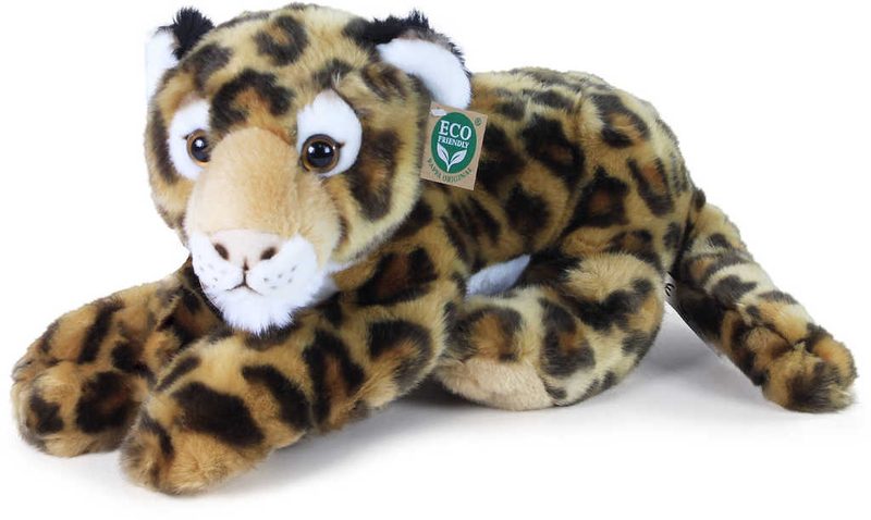 PLYŠ Leopard skvrnitý ležící 40cm Eco-Friendly *PLYŠOVÉ HRAČKY*