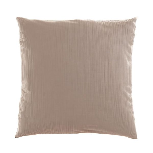 Mušelínový povlak na polštář BÉŽOVÝ