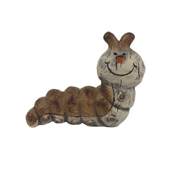 Dekorační housenka X4572 - 9.3 × 3.6 × 7.5 cm