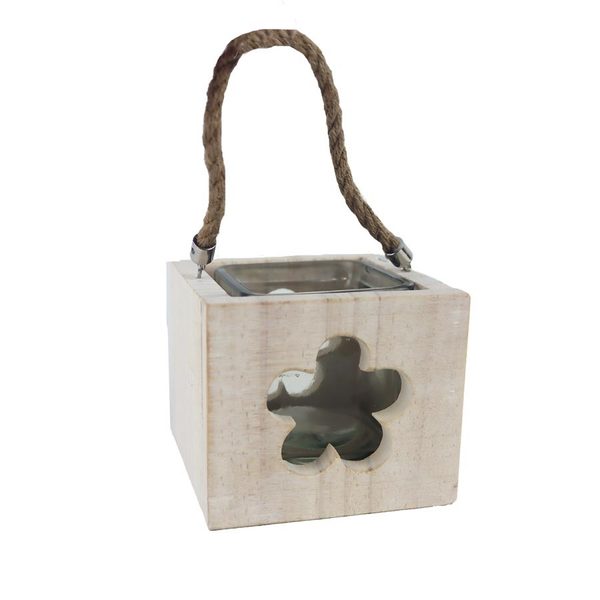 Dekorační svícen D5205 - 10.5 × 10.5 × 10 cm