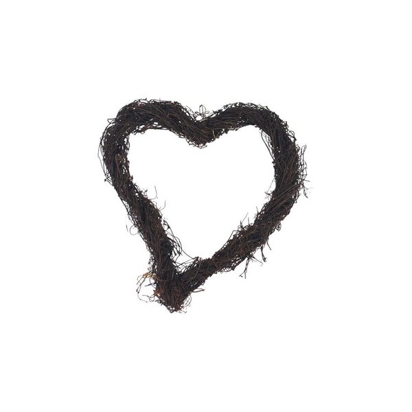 Dekorační srdce P1530-17 velikost 22 cm